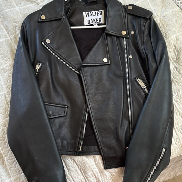 Walter Baker Jackets & Blazers - Walter Baker Black Leather Jacket